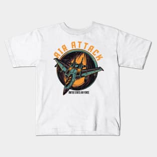 Air Attack United States Air Force Kids T-Shirt